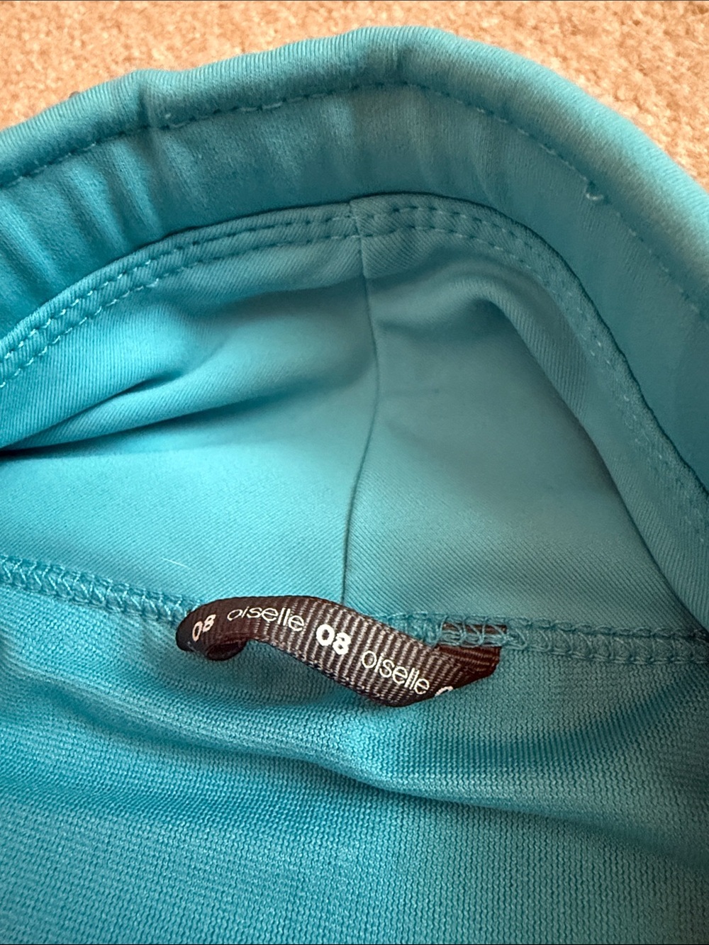 Oiselle Baby Blue Mac Roga Shorts - Picture 6 of 9